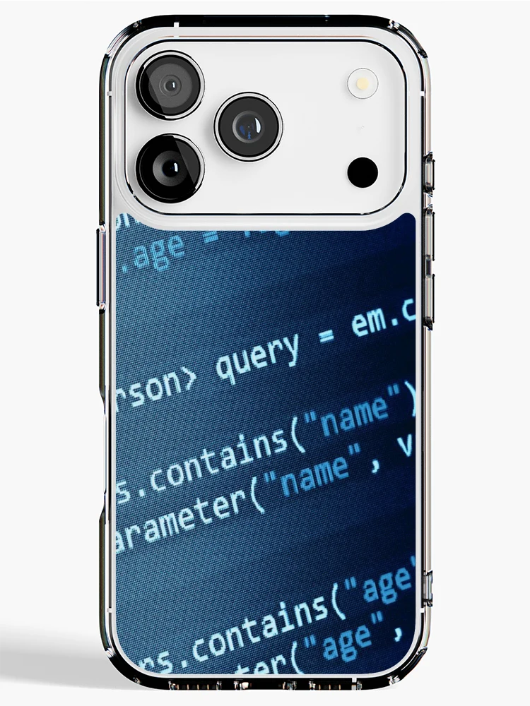 Thumbnail 1 of 5, iPhone Case, Programming Code designed and sold by 0x90.