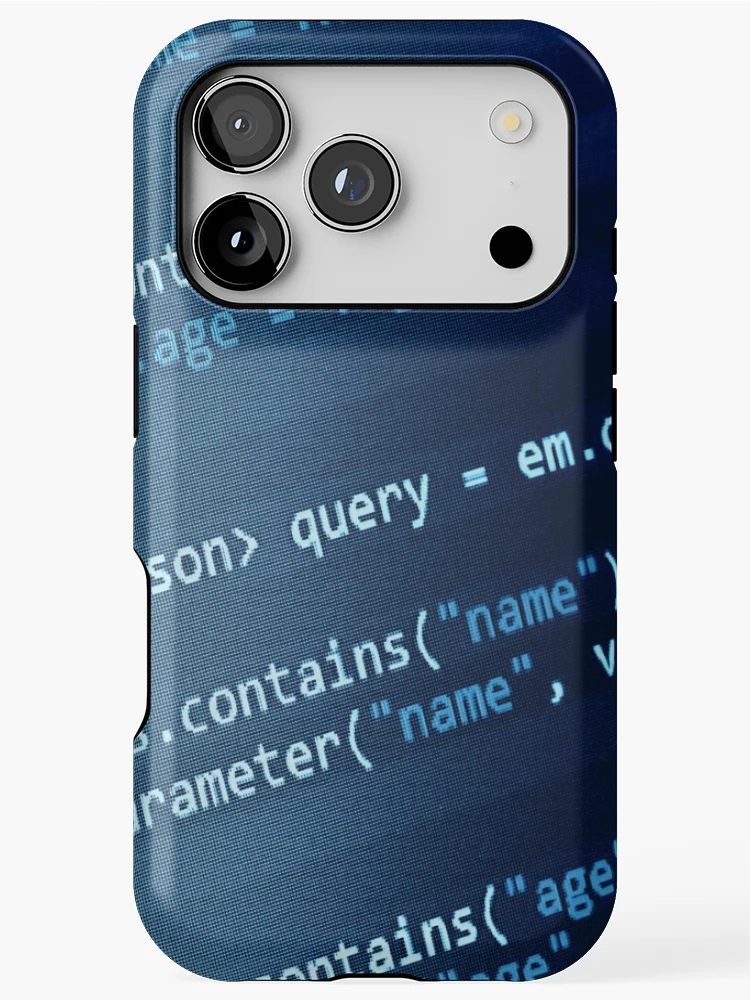 Thumbnail 1 of 4, iPhone Case, Programming Code designed and sold by 0x90.