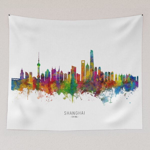 Item preview, Shanghai China Skyline designed and sold by ArtPrints.