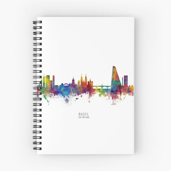 Item preview, Basel Switzerland Skyline designed and sold by ArtPrints.