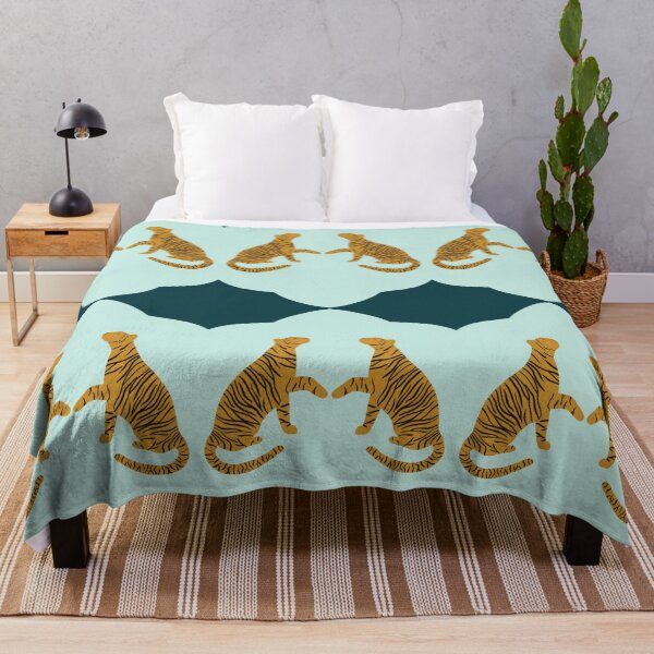 Item preview, Mirrored Tiger Illustration designed and sold by ellaseymourdesi.