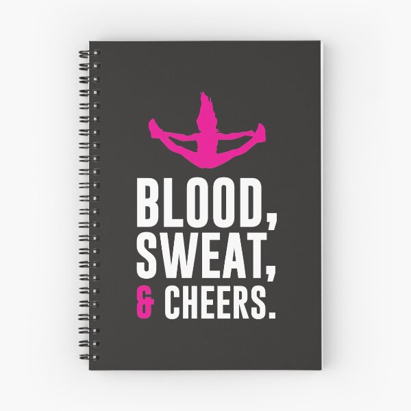 Item preview, Blood Sweat and Cheers Cheerleading Cheerleader Sports Team designed and sold by shoutoutshirtco.