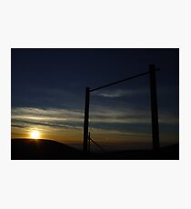 Patterson Pass Sunset Photographic Print