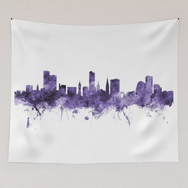 Item preview, Leicester England Skyline designed and sold by ArtPrints.