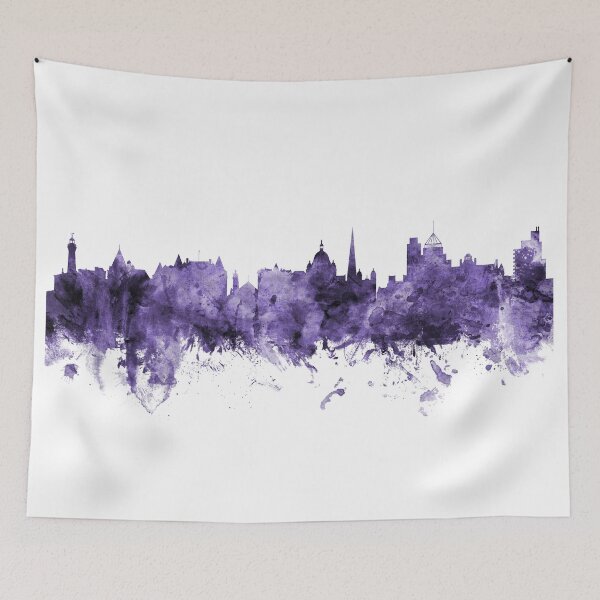 Aperçu de l'œuvre Victoria Canada Skyline créée et vendue par ArtPrints.