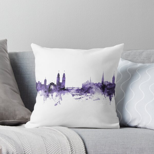 Item preview, Zurich Switzerland Skyline designed and sold by ArtPrints.