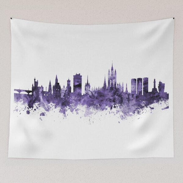Item preview, Aberdeen Scotland Skyline designed and sold by ArtPrints.