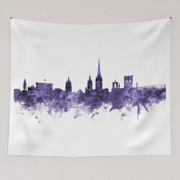 Item preview, Norwich England Skyline designed and sold by ArtPrints.
