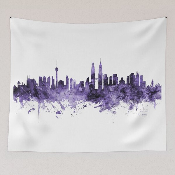 Item preview, Kuala Lumpur Malaysia Skyline designed and sold by ArtPrints.