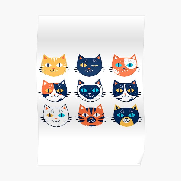 All cats are beautiful Póster