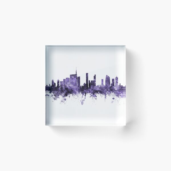 Item preview, Milan Italy Skyline designed and sold by ArtPrints.