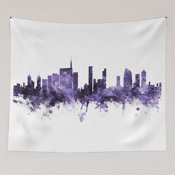 Item preview, Milan Italy Skyline designed and sold by ArtPrints.