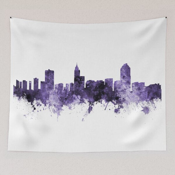Item preview, Raleigh North Carolina Skyline designed and sold by ArtPrints.
