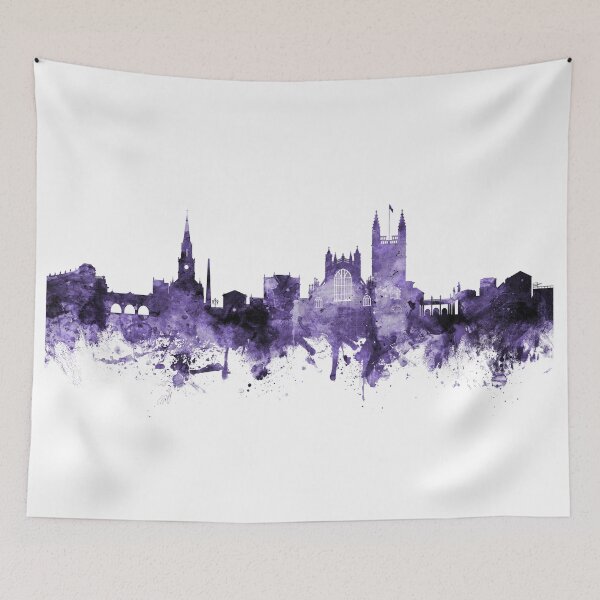 Item preview, Bath England Skyline Cityscape designed and sold by ArtPrints.