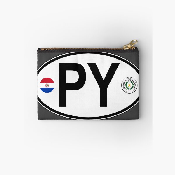 Item preview, Paraguay Oval Country Code Decal designed and sold by rogue-design.