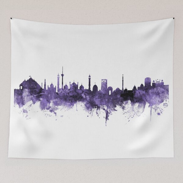 Item preview, New Delhi India Skyline designed and sold by ArtPrints.