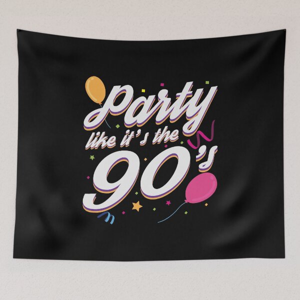 Item preview, I Love 90s Nineties Fancy Dress Theme Party Gift designed and sold by Pubi.