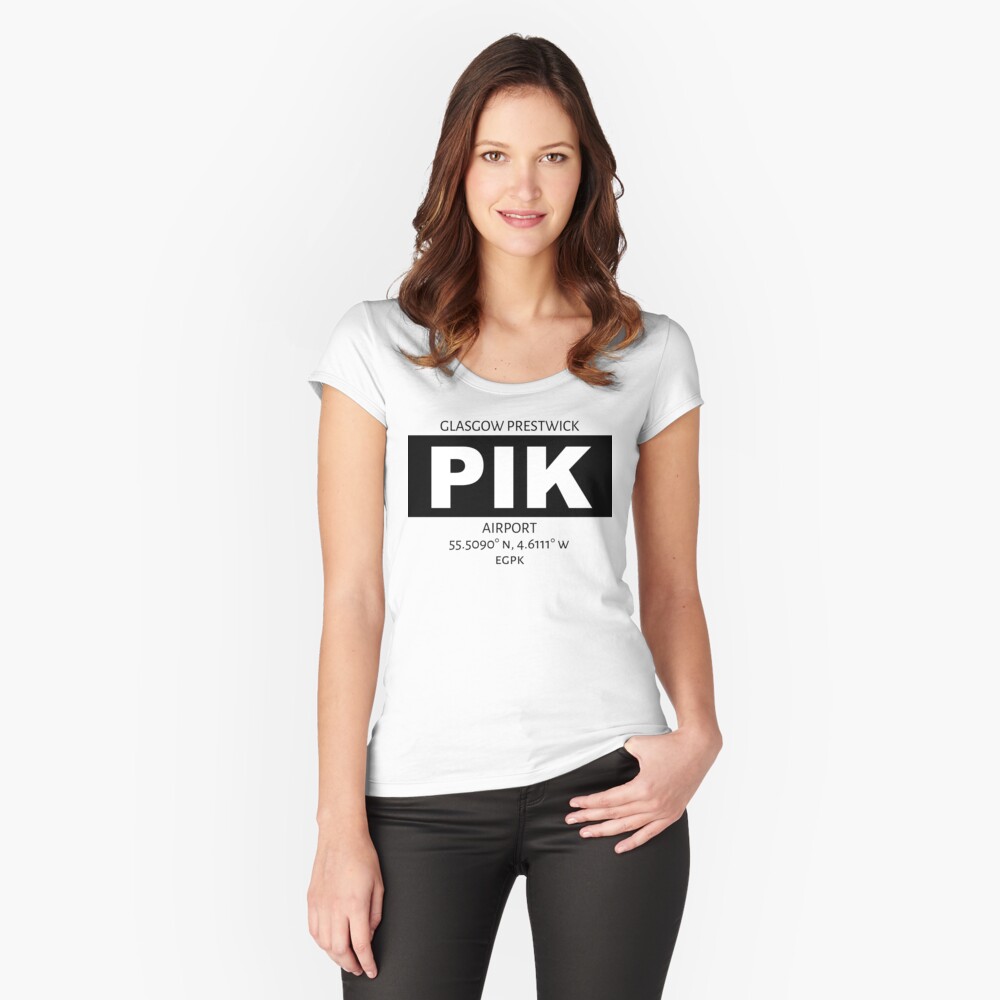 Item preview, Fitted Scoop T-Shirt designed and sold by AvGeekCentral.