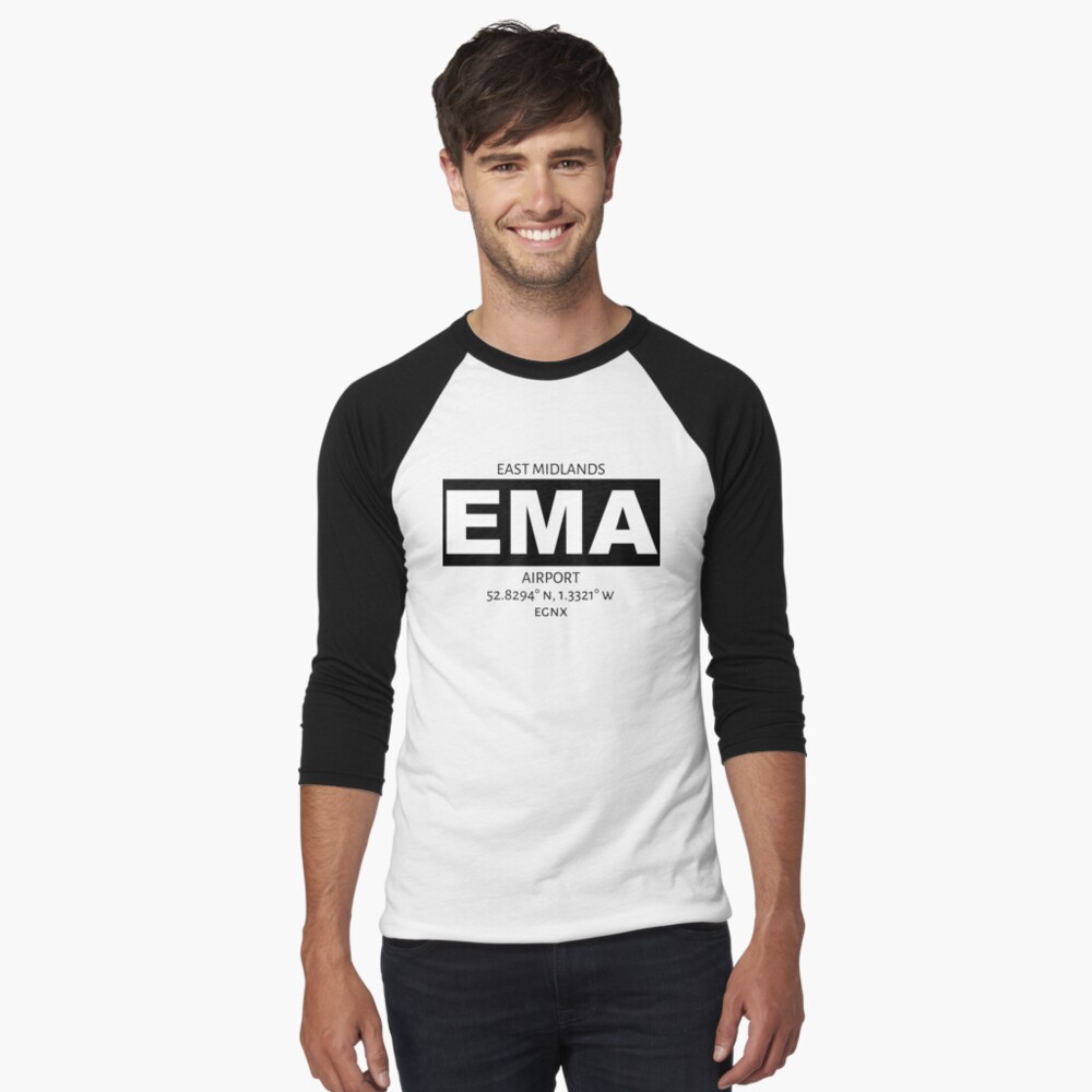 Item preview, Baseball ¾ Sleeve T-Shirt designed and sold by AvGeekCentral.