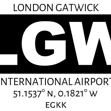 Artwork thumbnail, London Gatwick Airport LGW by AvGeekCentral