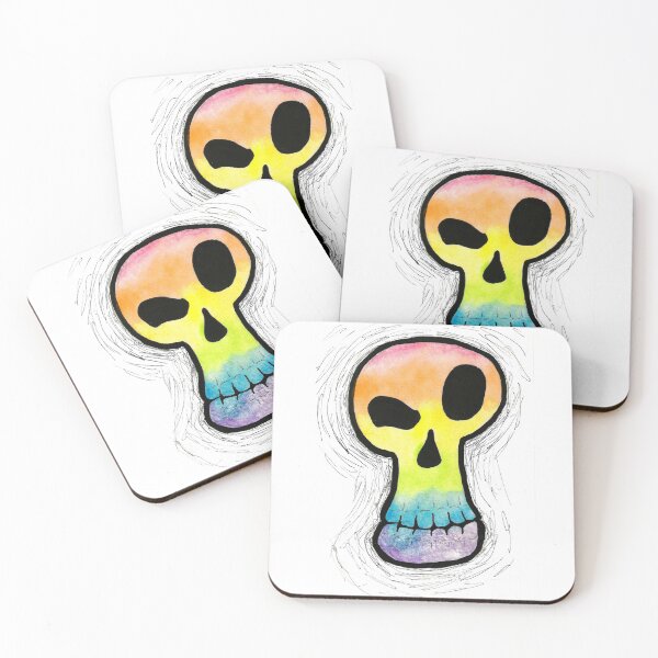 Item preview, The Confused Skull of Many Colors designed and sold by Thornesong Design.