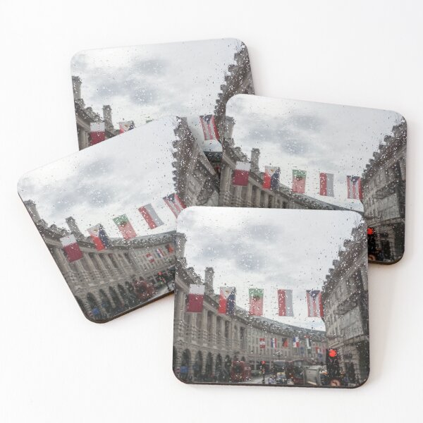 Item preview, Rainy London - Regent Street Multinational Flags designed and sold by Georgia Mizuleva.