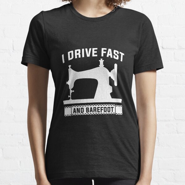 Item preview, I drive fast and barefoot designed and sold by Mad Over Store.