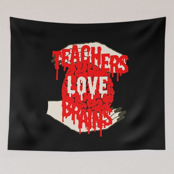 Item preview, Halloween Zombie Anatomy Teachers love brains designed and sold by PincGeneral.