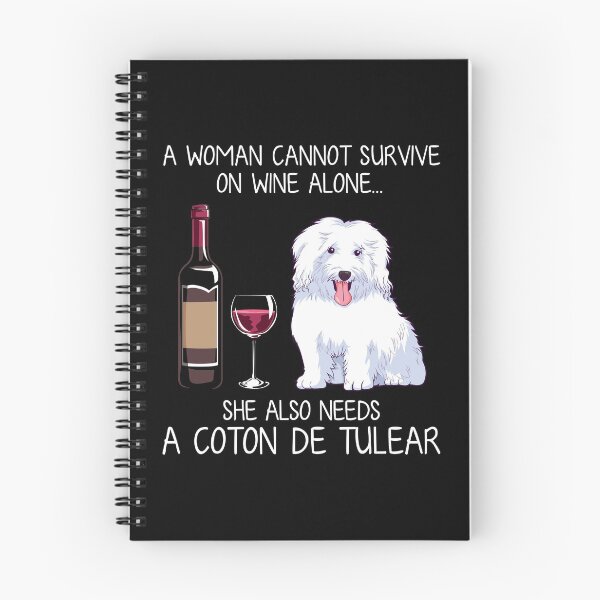Item preview, Coton de Tulear and wine Funny dog designed and sold by TeeDoozy.