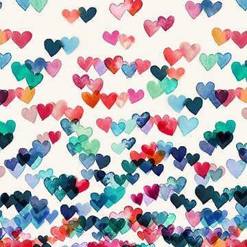 Imagen de la obra Conexiones del corazón - Pintura de acuarela de micklyn