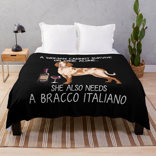 Item preview, Braco Italiano and wine Funny dog designed and sold by TeeDoozy.