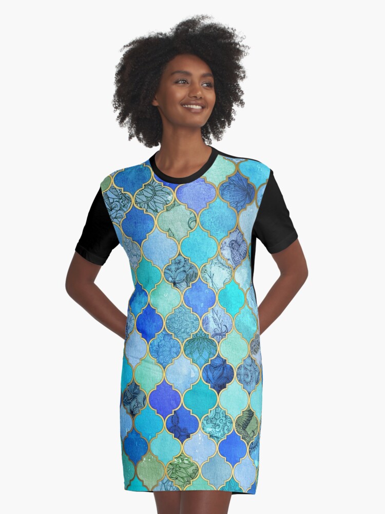 Louis Vuitton Monogram Tile Print T-Shirt Dress