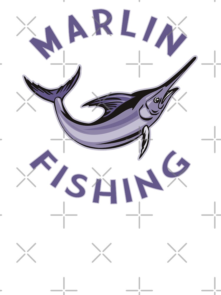 Marlin Swordfish Fishing Gift for Men Fisherman Gift Deep Sea Kids T-Shirt  for Sale by MintedFresh