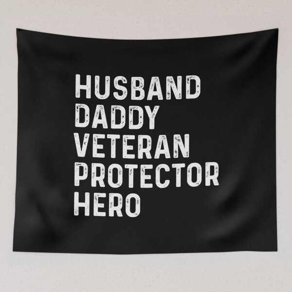 Item preview, Husband Daddy Veteran Dad Protector Hero Fathers Day Gifts designed and sold by mrsmitful.
