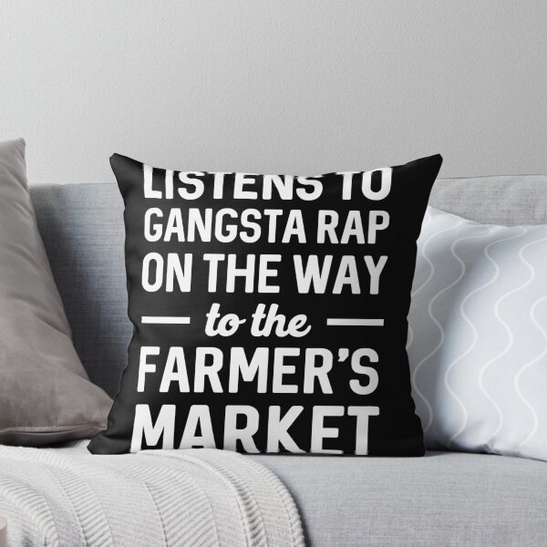 Item preview, Listens to gangsta rap on the way to the farmer's market designed and sold by Mad Over Store.