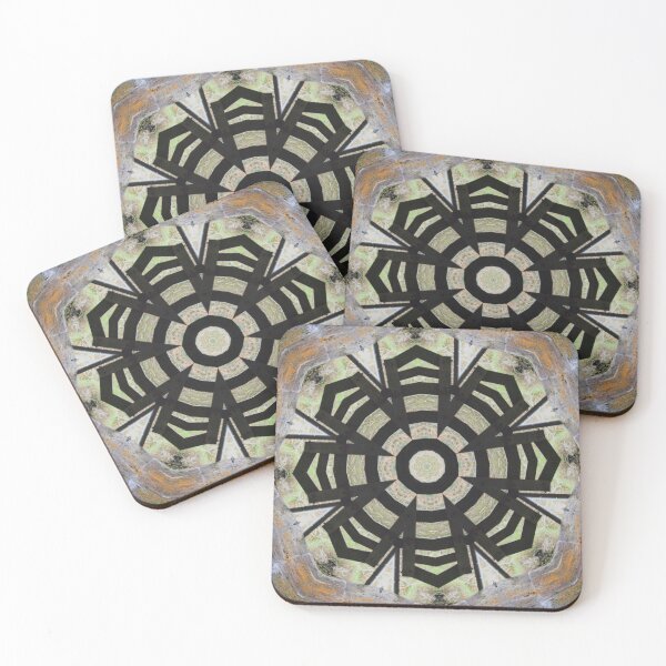Item preview, Circular kaleidoscopic pattern designed and sold by derbyshireduck.