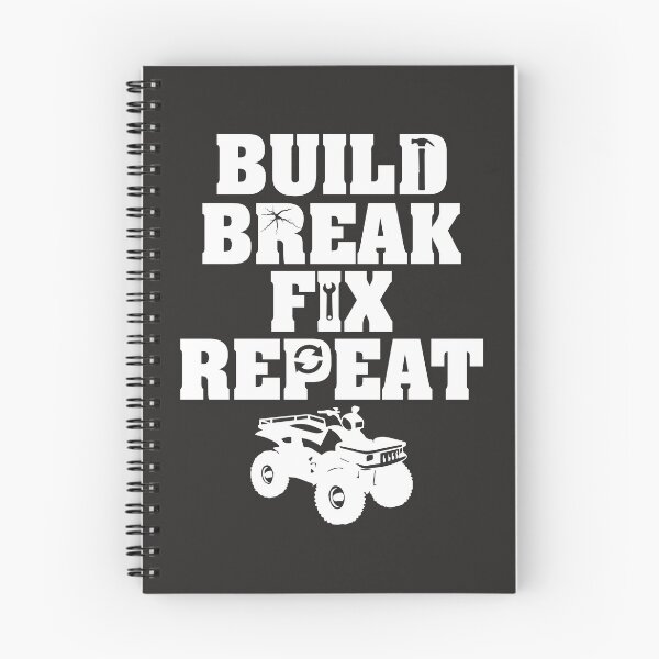 Item preview, Build Break Fix Repeat ATV Shirts Off Roading Apparel Quad designed and sold by shoutoutshirtco.