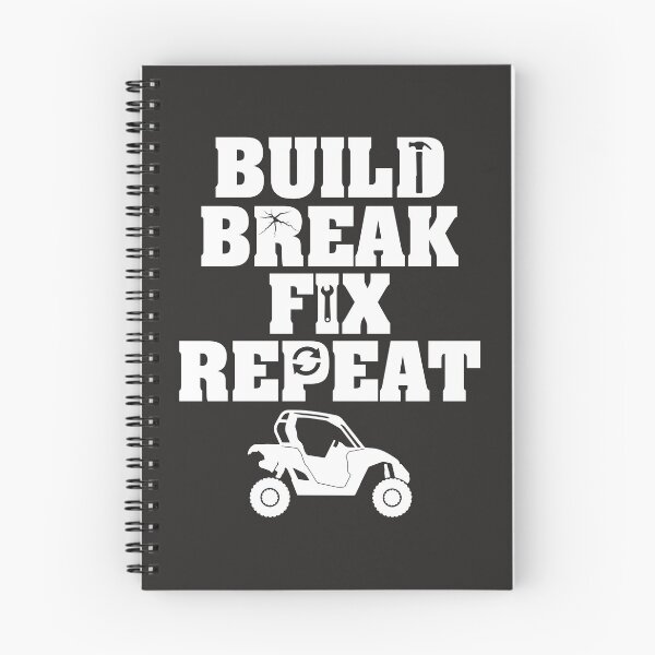 Item preview, Build Break Fix Repeat Four Wheeling Mudding Racing T Shirt designed and sold by shoutoutshirtco.