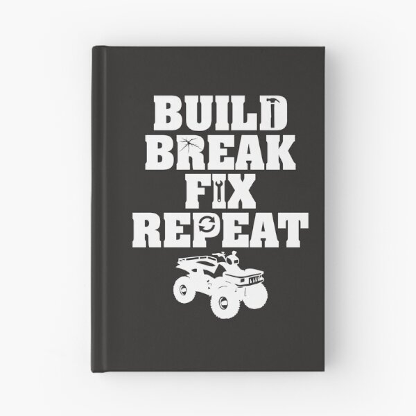 Item preview, Build Break Fix Repeat ATV Shirts Off Roading Apparel Quad designed and sold by shoutoutshirtco.