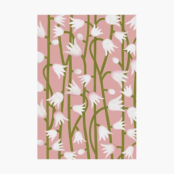 Item preview, Climbing Lilies in Pink designed and sold by ToiledeLina.