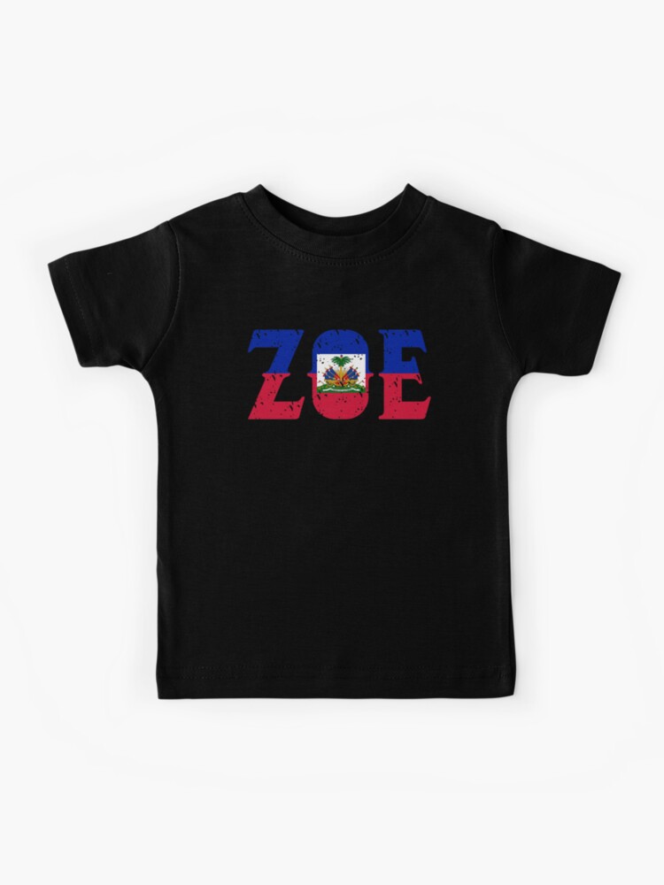 Zoe Shirt | Cute Haiti Honored Flag Day T-Shirt Gift
