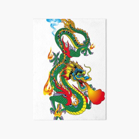 Chinese Dragon Tattoo Style - Chinese Dragon - Posters and Art Prints