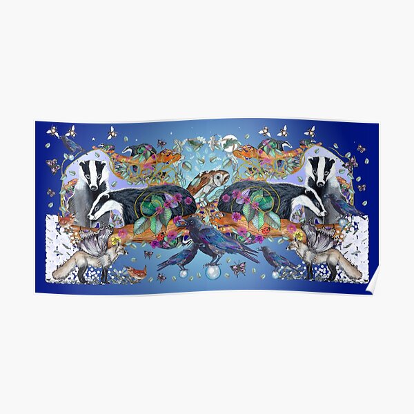 Animal Nocturne (Wide format) Poster
