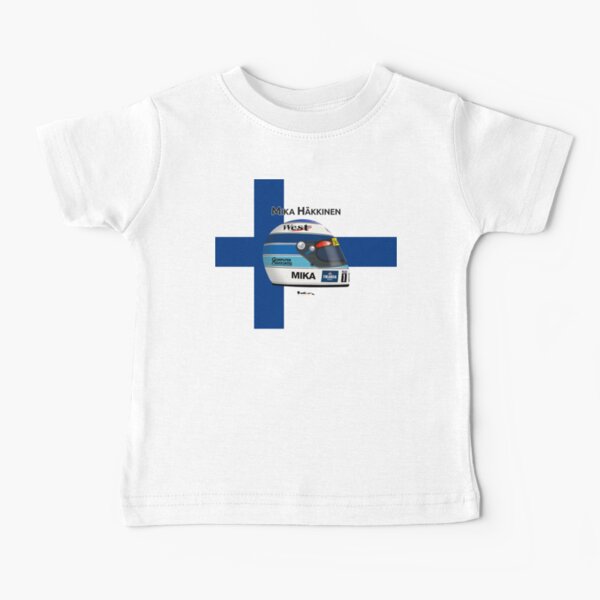 Item preview, Mika Hakkinen Helmet with Finnish flag designed and sold by JageOwen.