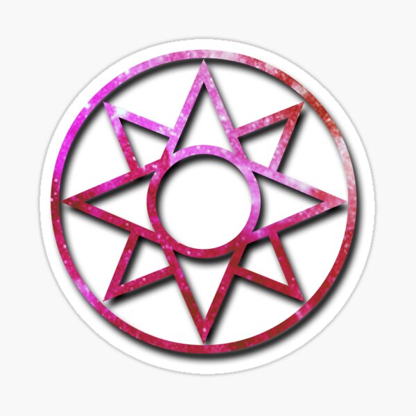 ishtar star - pink galaxy Sticker