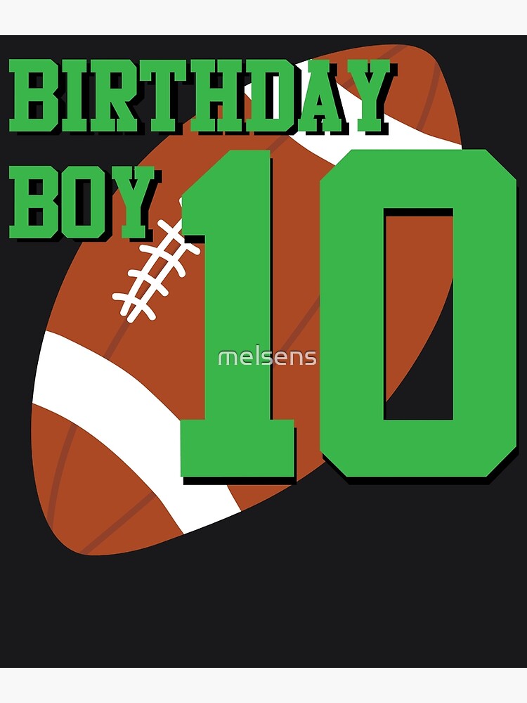  Kids 6th Birthday 6 Year Old Boys American Football