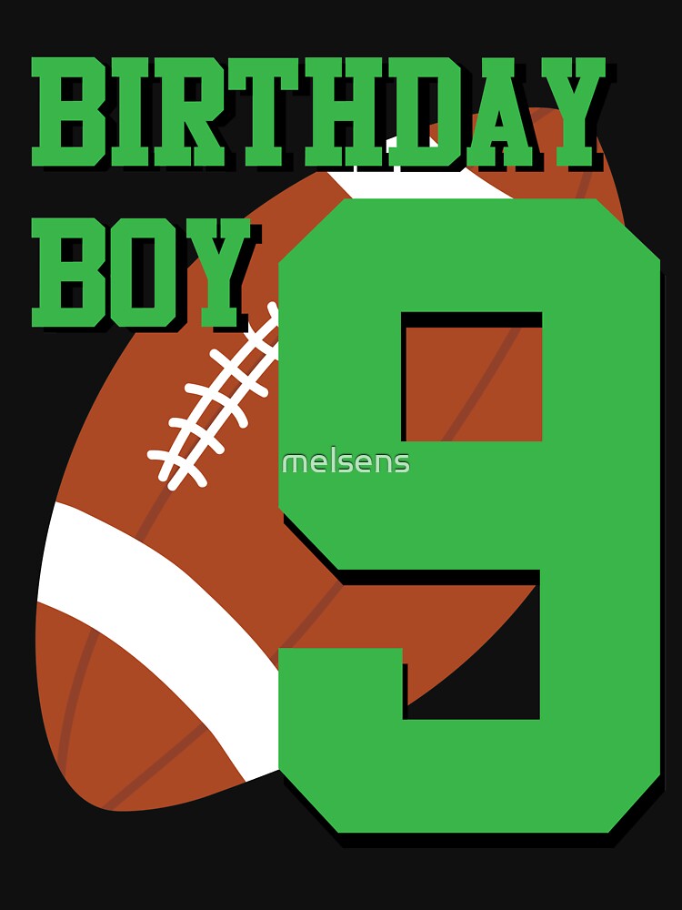 Soccer Fan 9th Birthday Gift for 9 Year old Youth Kids Long Sleeve T-Shirt Ninth
