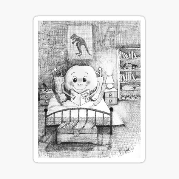 Item preview, Mr Potato Head - Drawing by Avril Thomas designed and sold by AvrilThomasart.