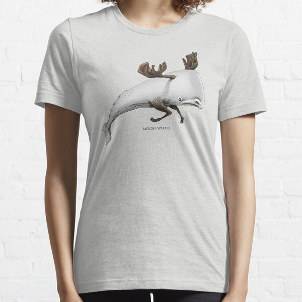 Moose Whale Essential T-Shirt