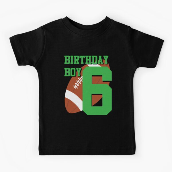  Kids 6th Birthday 6 Year Old Boys American Football